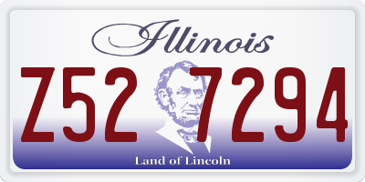 IL license plate Z527294