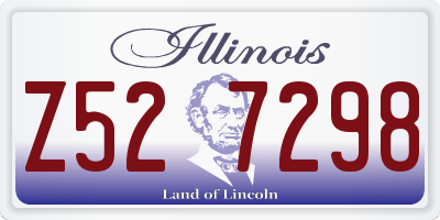 IL license plate Z527298