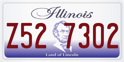 IL license plate Z527302