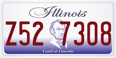 IL license plate Z527308