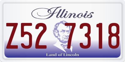 IL license plate Z527318