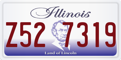 IL license plate Z527319