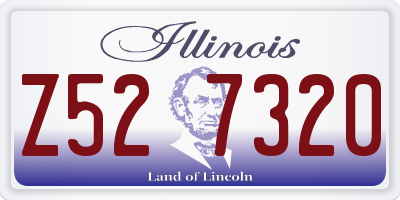 IL license plate Z527320