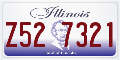 IL license plate Z527321
