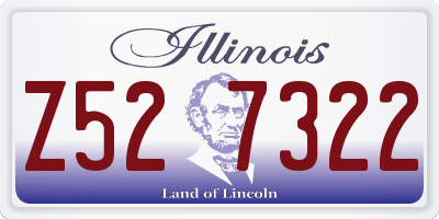 IL license plate Z527322
