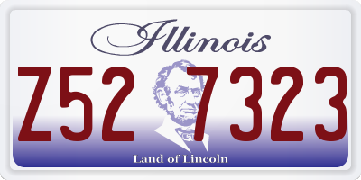 IL license plate Z527323