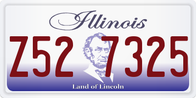 IL license plate Z527325