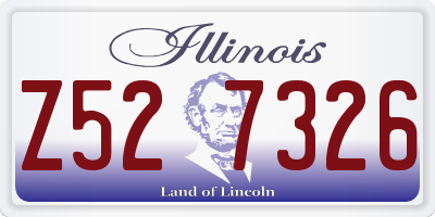 IL license plate Z527326