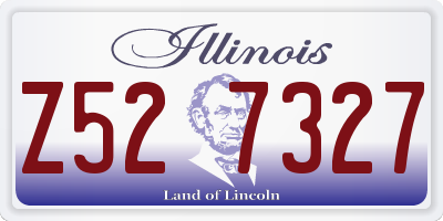 IL license plate Z527327