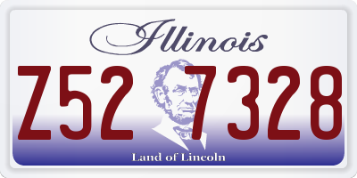 IL license plate Z527328