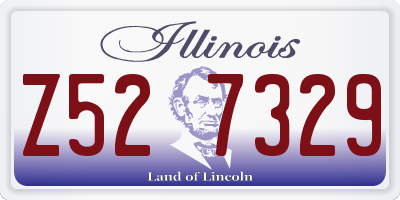 IL license plate Z527329