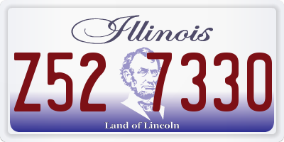 IL license plate Z527330