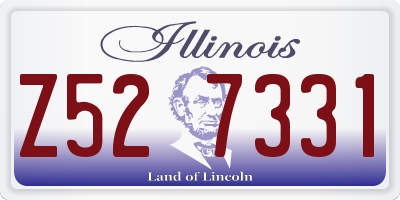 IL license plate Z527331