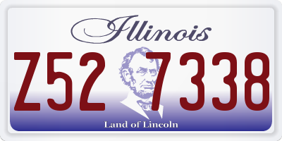 IL license plate Z527338