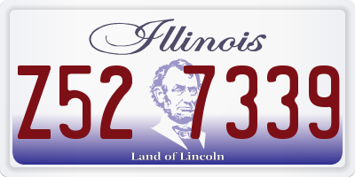 IL license plate Z527339