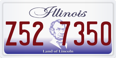 IL license plate Z527350