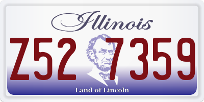 IL license plate Z527359
