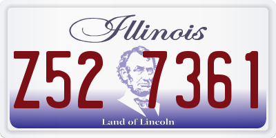 IL license plate Z527361
