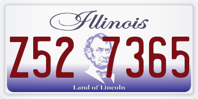 IL license plate Z527365