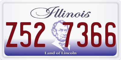 IL license plate Z527366