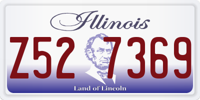 IL license plate Z527369