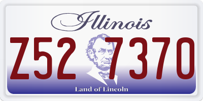IL license plate Z527370