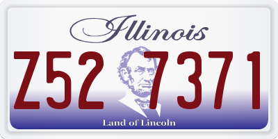 IL license plate Z527371