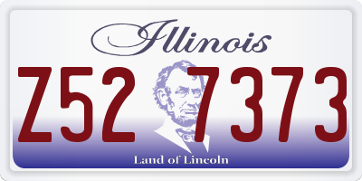 IL license plate Z527373
