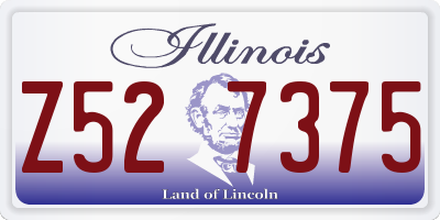 IL license plate Z527375
