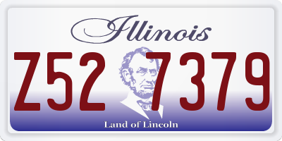 IL license plate Z527379