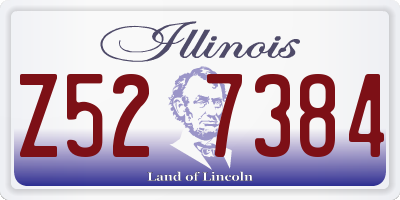 IL license plate Z527384