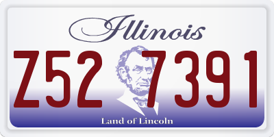 IL license plate Z527391