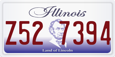 IL license plate Z527394
