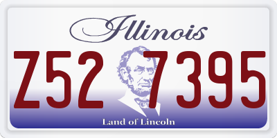 IL license plate Z527395