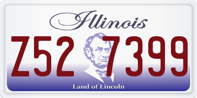 IL license plate Z527399