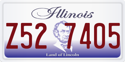 IL license plate Z527405
