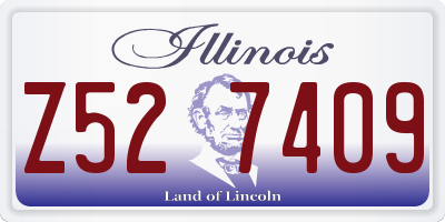 IL license plate Z527409