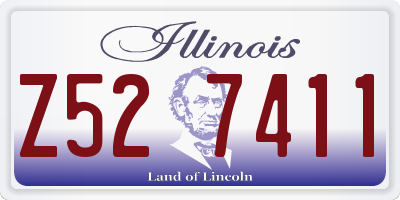 IL license plate Z527411