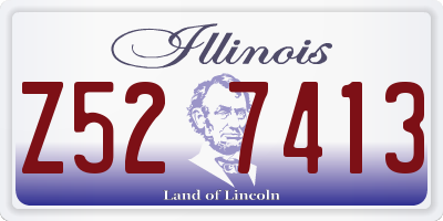 IL license plate Z527413
