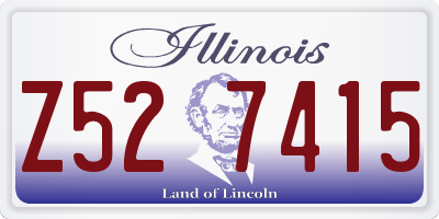 IL license plate Z527415