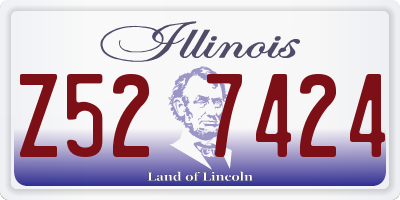IL license plate Z527424
