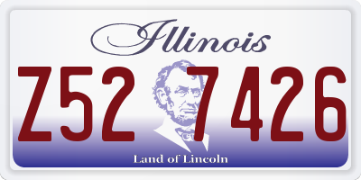 IL license plate Z527426