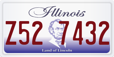 IL license plate Z527432