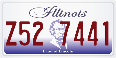 IL license plate Z527441