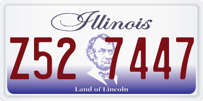 IL license plate Z527447