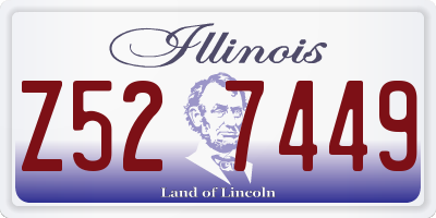 IL license plate Z527449