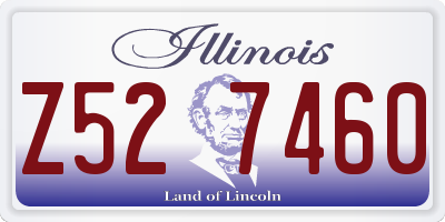 IL license plate Z527460