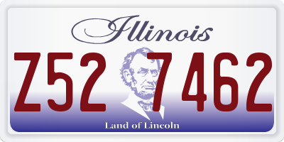 IL license plate Z527462