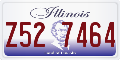 IL license plate Z527464