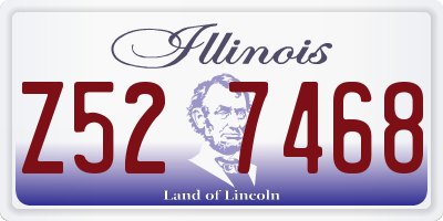IL license plate Z527468